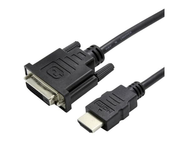 Value 12.99.3115, 0,15 m, HDMI Type A, DVI-D, Hankjønn, Hunkjønn, Rett