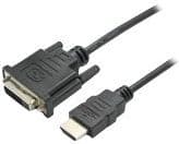 Value 12.99.3115, 0,15 m, HDMI Type A, DVI-D, Hankjønn, Hunkjønn, Rett