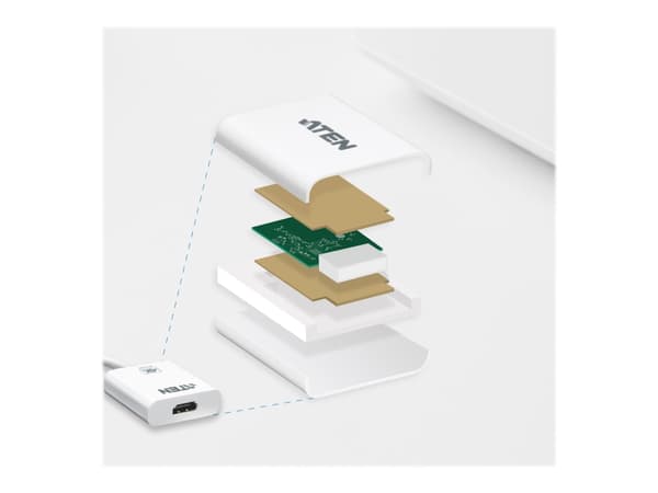 ATEN VC981-AT videokabelkobling Mini DisplayPort HDMI Hvit