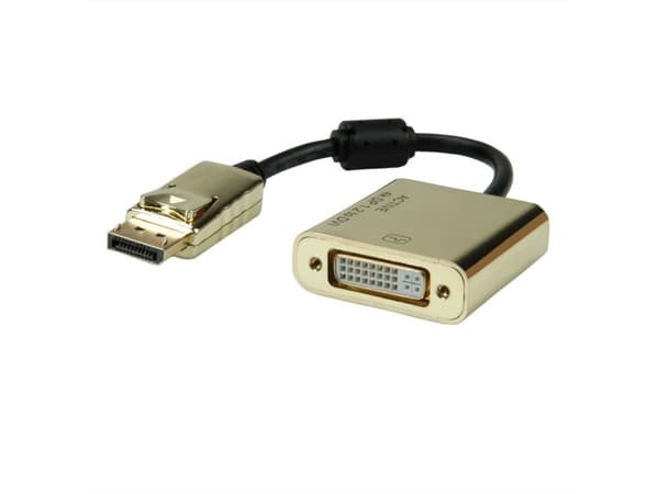 ROLINE 12.03.3175, 0,15 m, DisplayPort, DVI-D, Hankjønn, Hunkjønn, Rett