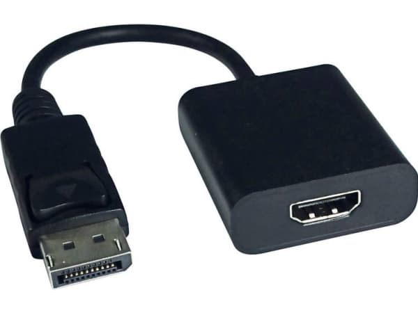 Value 12.99.3162, 0,15 m, DisplayPort, HDMI Typ A (standard), Hankoppling, Honkoppling, 3840 x 2160 pixlar