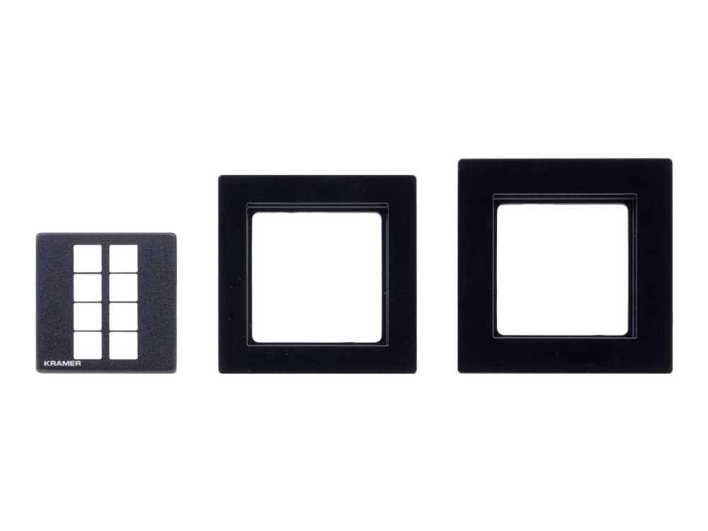 Kramer RC-208/RC-308 EU PANEL SET - Tangentbordets frontplatta - svart