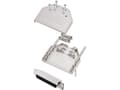 Miniatyrbilde 2 av 3: encitech DTZI25-HDS-K DTZI25-HDS-K D-SUB-kabinet Poltal: 44 Trykstøbt zink 180 ° Metal 1 stk