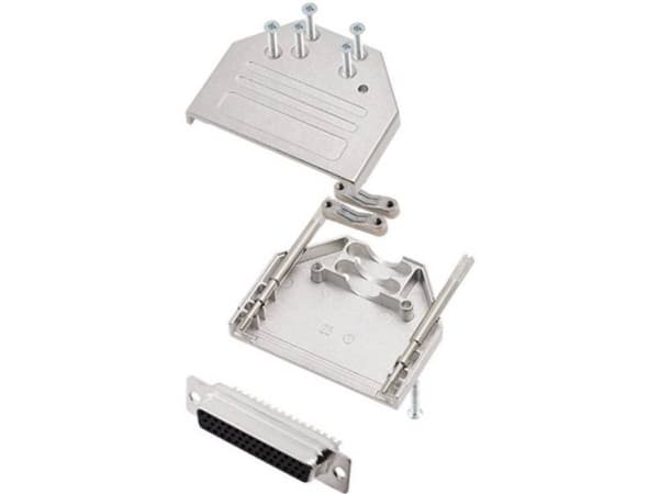 encitech DTZI25-HDS-K DTZI25-HDS-K D-SUB-kabinet Poltal: 44 Trykstøbt zink 180 ° Metal 1 stk