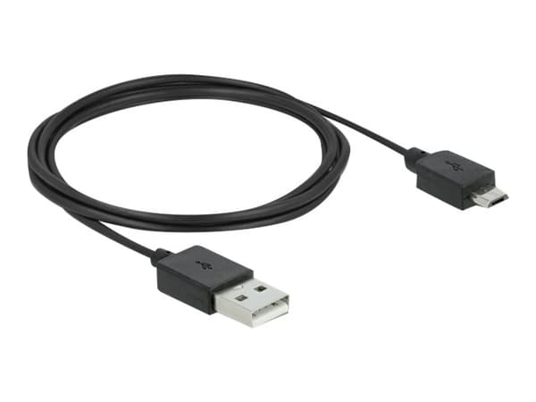 Delock - Adapter för video / ljud - HDMI, Mikro-USB typ B (endast ström) till DisplayPort hona - 24 cm - svart - 4K60Hz (3840 x 2160) stöd, Lontium L