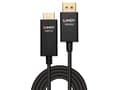 Miniatyrbild 2 av 5: Lindy 40924, 0,5 m, DisplayPort, HDMI Typ A (standard), Hankoppling, Hankoppling, Rak