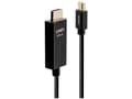 Miniatyrbilde 3 av 5: Lindy 40923, 3 m, Mini DisplayPort, HDMI Type A (Standard), Hankjønn, Hankjønn, Rett