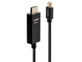 Miniatyrbilde 1 av 5: Lindy 40923, 3 m, Mini DisplayPort, HDMI Type A (Standard), Hankjønn, Hankjønn, Rett