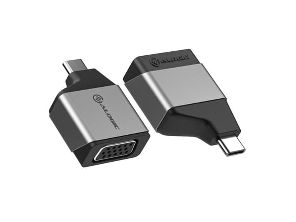 ALOGIC ULCVGMN-SGR, USB Type-C, VGA (D-Sub) -lähtö, 1920 x 1200 pikseliä