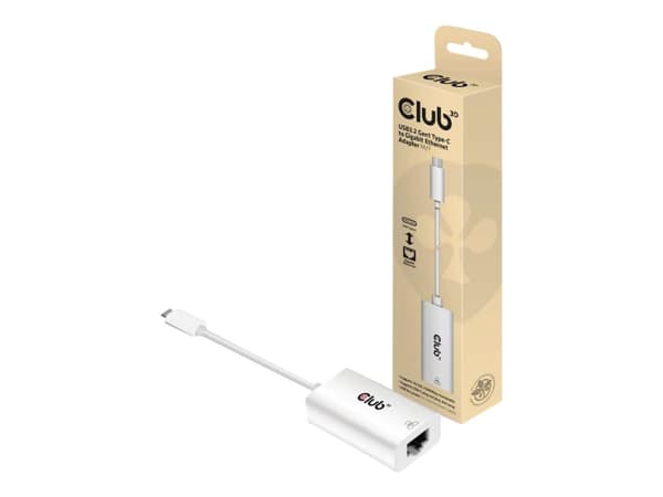 Club 3D CAC-1519 - Nettverksadapter - USB-C 3.2 Gen 1 - Gigabit Ethernet