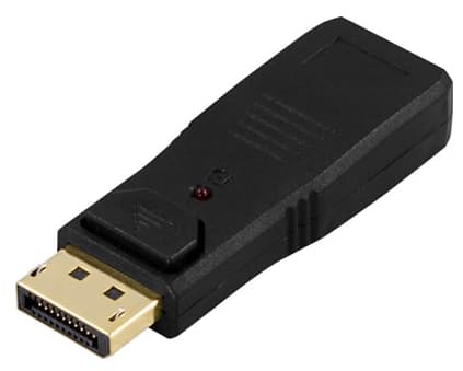 DELTACO - Videokort - DisplayPort hane till HDMI hona