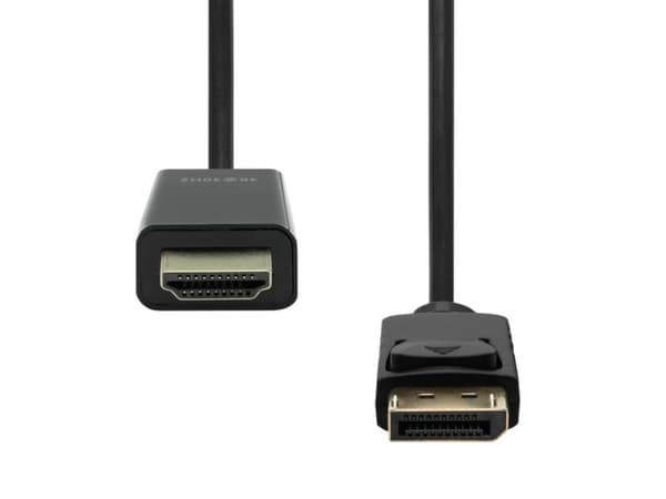 ProXtend - Adapterkabel - DisplayPort hann låst til HDMI hann - 3 m - dobbeltisolert - svart - 4 K 30 Hz (3840 x 2160) støtte