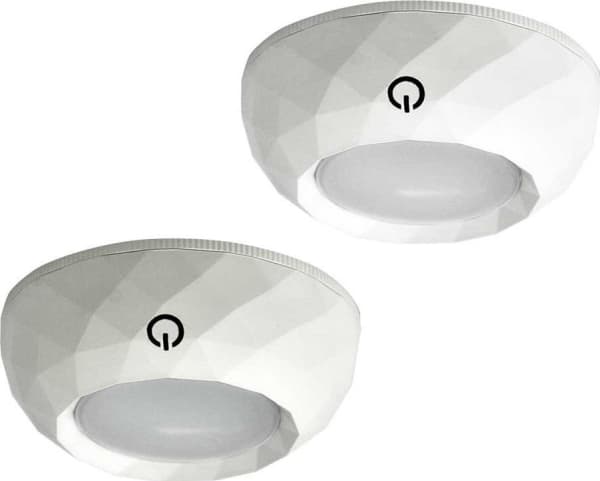 Set of Polux LED lamps for furniture x 2 pcs + batteries