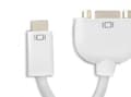 Miniatyrbild 2 av 4: Qoltec - DVI-adapter - mini-DVI (hane) till 15 pin D-Sub (DB-15) (hona) - 15 cm