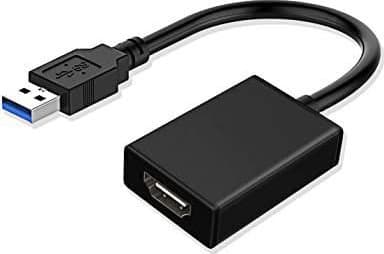 MicroConnect - Video adapter - HDMI hunn til USB-type A hann - 15 cm - svart - 4K 30Hz støtte, 1080p støtte 60 Hz