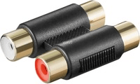 Goobay A 181 G, 2xRCA, 2xRCA, Sort
