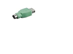 Goobay 68919, USB Type-A, PS/2, Grön