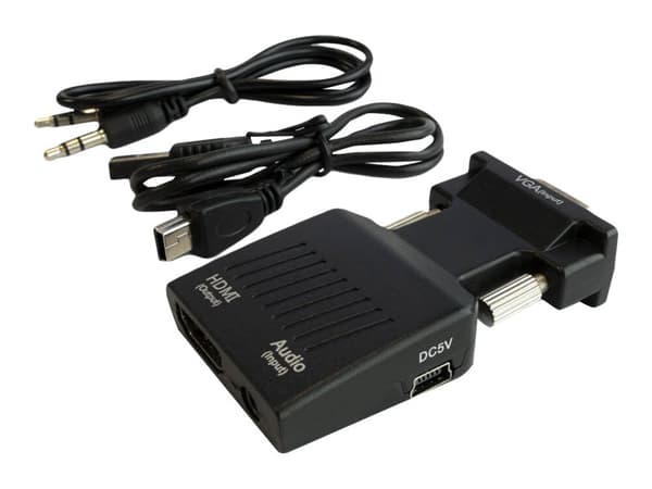 SAVIO CL-145 VGA-HDMI-muunnin VGA:sta HDMI:ksi