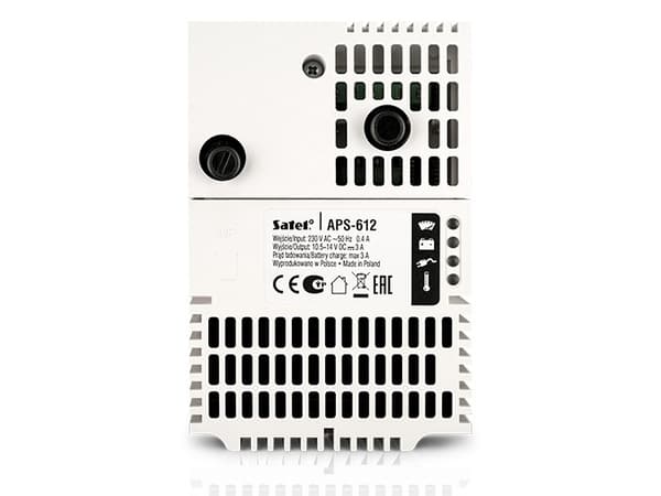 Satel APS-612, Strømforsyningsenhet, Hvit, Koblet med ledninger (ikke trådløs), 265 V, -10 - 55 °C, 122 mm
