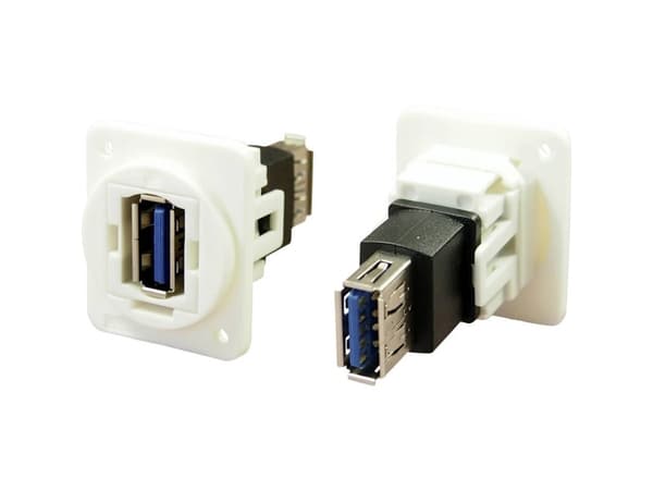 USB-adapter, anslutning, infälld USB-anslutning, typ A ⇔ USB-anslutning, typ A CP30205NXW Cliff Innehåll: 1 st