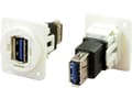 Miniatyrbild 1 av 2: USB-adapter, anslutning, infälld USB-anslutning, typ A ⇔ USB-anslutning, typ A CP30205NXW Cliff Innehåll: 1 st