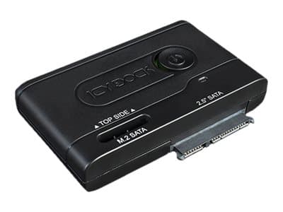 ICY DOCK EZ-adapter MB031U-1SMB - Lagringskontroll - 2,5", M.2 - M.2-kort / SATA 6 Gb/s - USB 3.2 (Gen 1) - sortering