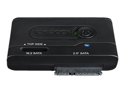ICY DOCK EZ-adapter MB031U-1SMB - Lagringskontroll - 2,5", M.2 - M.2-kort / SATA 6 Gb/s - USB 3.2 (Gen 1) - sortering