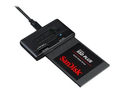 ICY DOCK EZ-adapter MB031U-1SMB - Lagringskontroll - 2,5", M.2 - M.2-kort / SATA 6 Gb/s - USB 3.2 (Gen 1) - sortering