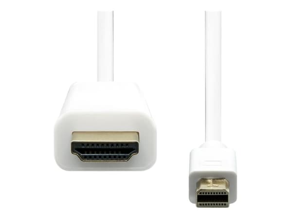 ProXtend - Adapterkabel - Mini DisplayPort hann til HDMI hann - 5 m - trippel beskyttelse - hvit - 4 K 30 Hz (3840 x 2160) støtte