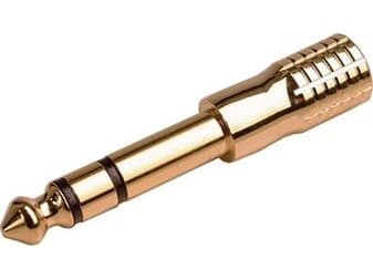Monkey Banana Solid Link Adapter / Hodetelefonadapter – 3,5 mm mini jack stereo / 6,3 mm jack stereo - 3,5 mm - 6,3 mm - Gull