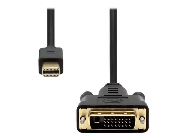 ProXtend - Adapterkabel - Mini DisplayPort (hann) til DVI-D (hann) - 2 m - 1080p støtte 60 Hz - svart