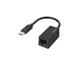 Miniatyrbild 3 av 4: Hama - Nätverksadapter - USB-C - Gigabit Ethernet x 1 - Svart