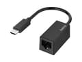 Miniatyrbild 4 av 4: Hama - Nätverksadapter - USB-C - Gigabit Ethernet x 1 - Svart