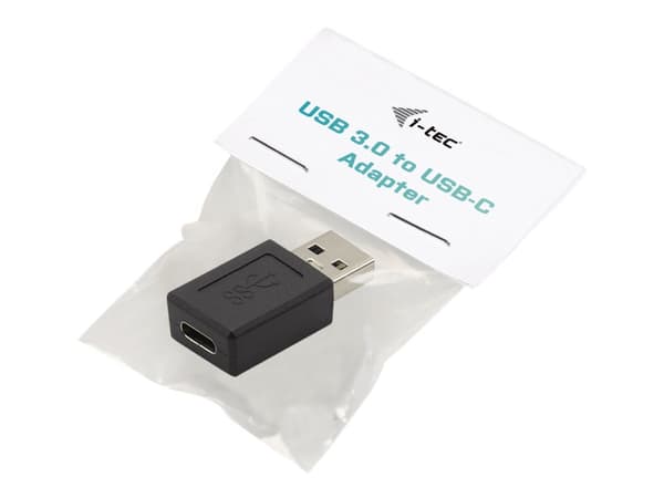 i-Tec - USB-adapter - USB Typ A (han) till 24 pin USB-C (hun) - USB 3.1 - sort