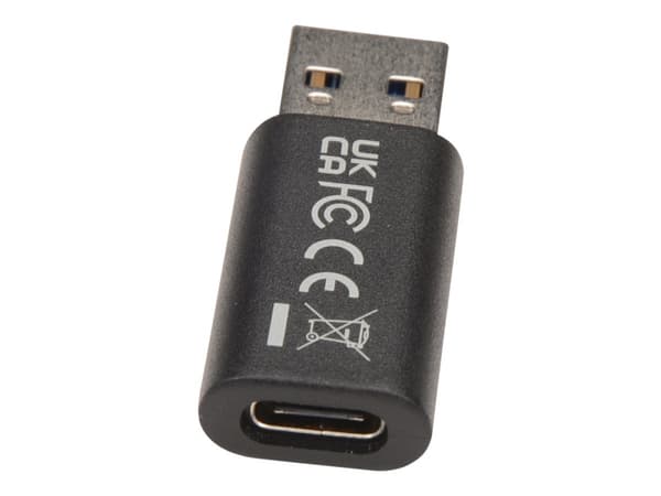 V7 - USB-adapter - USB-type A (hann) til 24 pin USB-C (hunn) - USB 3.0 - svart