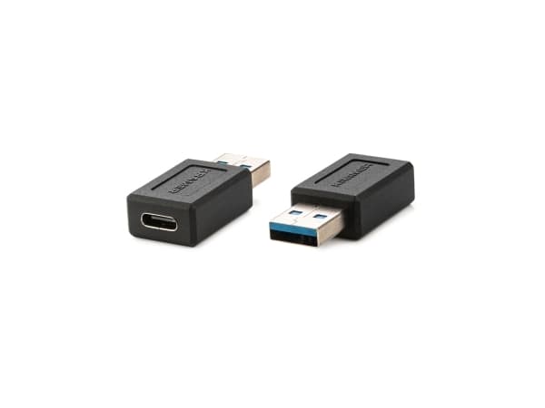 Kramer Electronics AD-USB3/AC, USB type–C female connector, USB type–A male connector, Musta