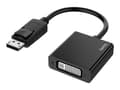 Miniatyrbild 1 av 3: Hama Essential Line - Videokort - DisplayPort (P) till DVI-I (hona) - stöd för 4K - svart