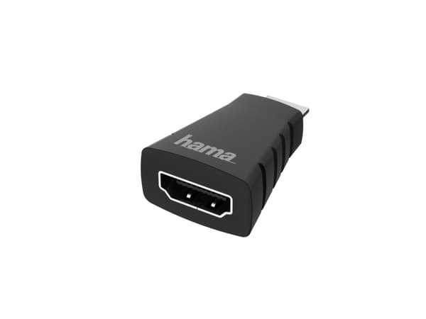 Hama 00200347, HDMI Type C (Mini), HDMI, Hankjønn, Hunkjønn, Rett, Rett