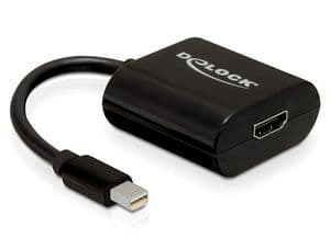 Delock - Video adapter - Mini DisplayPort hann til HDMI hunn - 18 cm