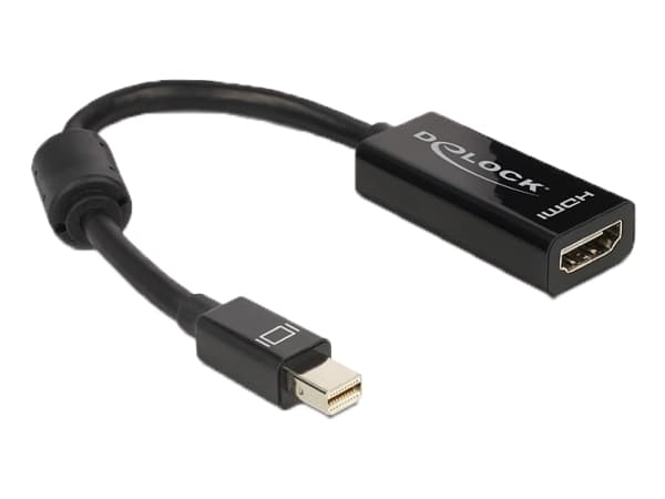 Delock - Video adapter - Mini DisplayPort hann til HDMI hunn - 18 cm