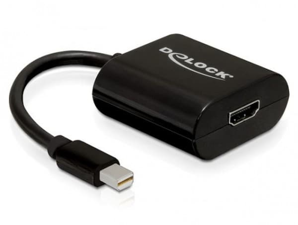 Delock - Video adapter - Mini DisplayPort hann til HDMI hunn - 18 cm
