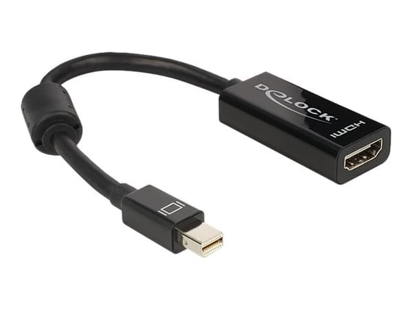 Delock - Video adapter - Mini DisplayPort hann til HDMI hunn - 18 cm