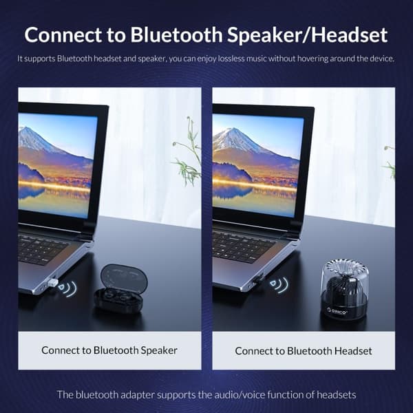 ORICO BTA-508 Mini USB Bluetooth 5.0 Adapter Dongle