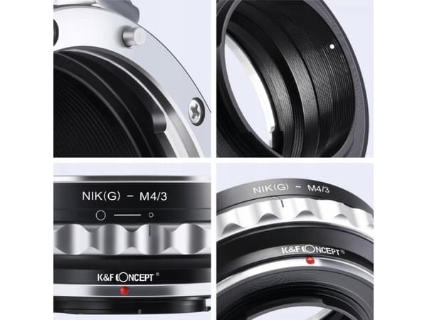 Kf Adapter Do Olympus / Panasonic Micro 4/3 M4/3 Na Nikon G F Ai Ai-s D Af Af-s / Kf06.077
