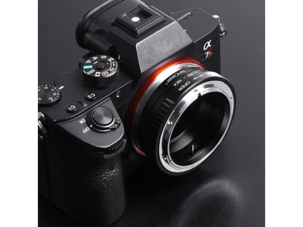 Kf Adapter K&amp;f Till Sony E Nex Till Canon Fd +block / Kf06.071