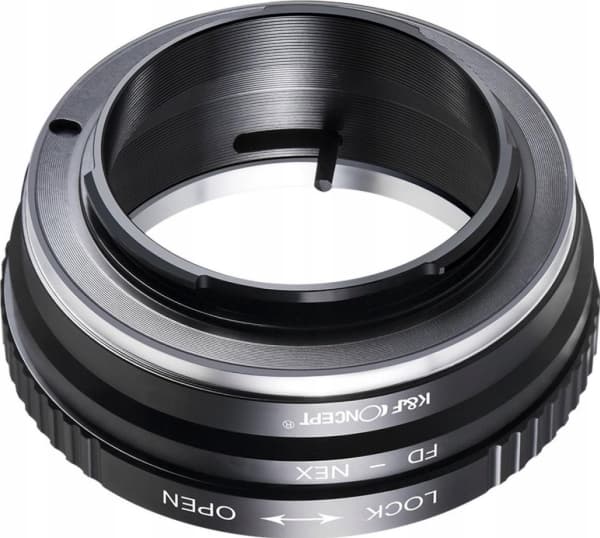 Kf Adapter K&amp;f Till Sony E Nex Till Canon Fd +block / Kf06.071