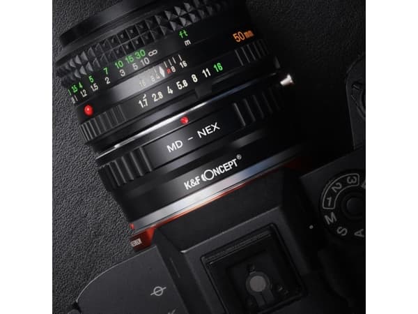 Kf Adapter K&f Sony E Nex E-mount Na Minolta Md / Kf06.073
