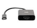 Miniatyrbild 4 av 5: C2G 4K USB C to HDMI Adapter - 4K 60Hz - Videokort - 24 pin USB-C hane till HDMI hona - svart - stöd för 4K