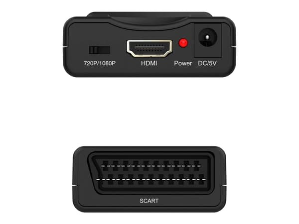 TECHly IDATA SCART-HDMI3 - SCART til HDMI videoomformer / scaler