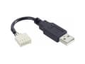 Pikkukuva 2 / 2: USB-adapteri-pistoke kaapeli 2.0 Plug, suora 14193 USB-A Bulgin Sisältö: 1 kpl